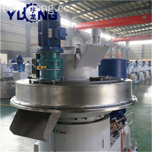 7 ° YULONG 220v máquina de fabricación de pellets de combustible